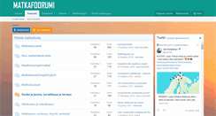 Desktop Screenshot of matkafoorumi.fi